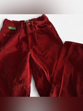 LIKE NEW Empyre Tori Red Corduroy Skate Loose Fit Pants SMALL